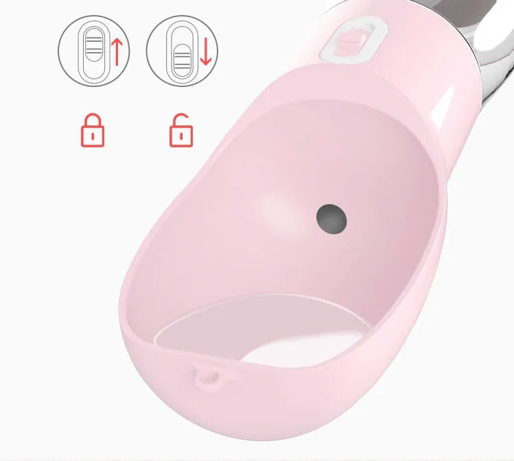 Portable Dog Water Bottle for Travel – Leakproof Pet Water Dispenser