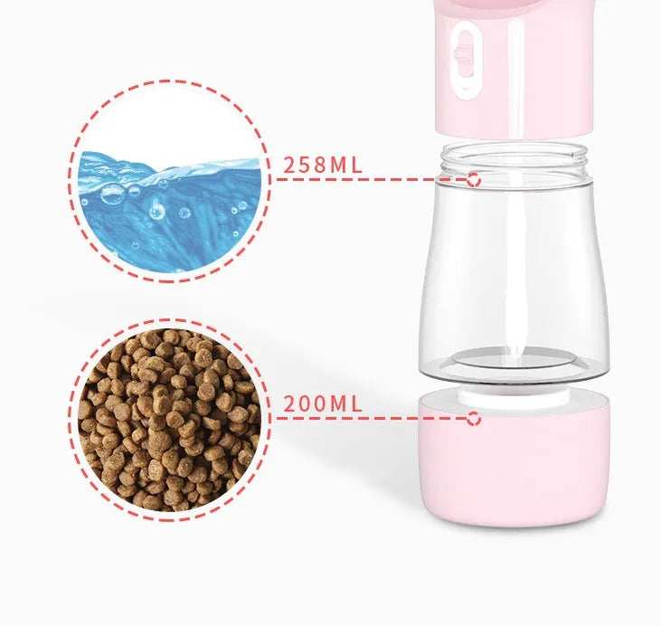 Portable Dog Water Bottle for Travel – Leakproof Pet Water Dispenser