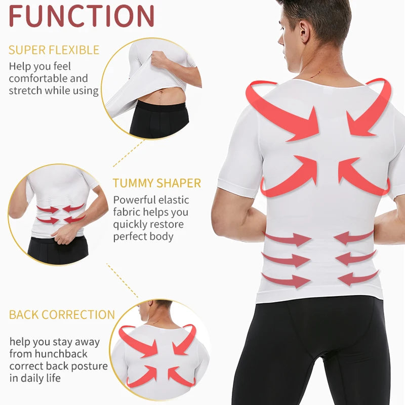 Men’s Compression Body Shaper Vest